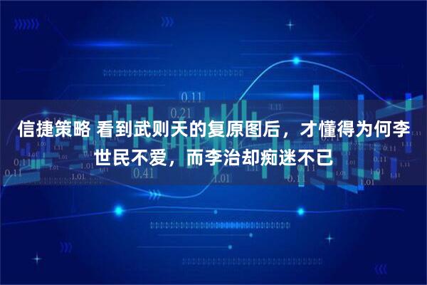 信捷策略 看到武则天的复原图后，才懂得为何李世民不爱，而李治却痴迷不已